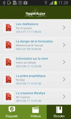 Rappel du jour android App screenshot 1